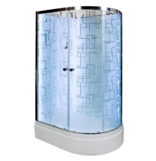 Душевая кабина Deto ЕМ2712 L LED 120х80х220 см